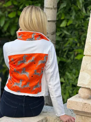 The White Denim Jacket / Lots of Zebras