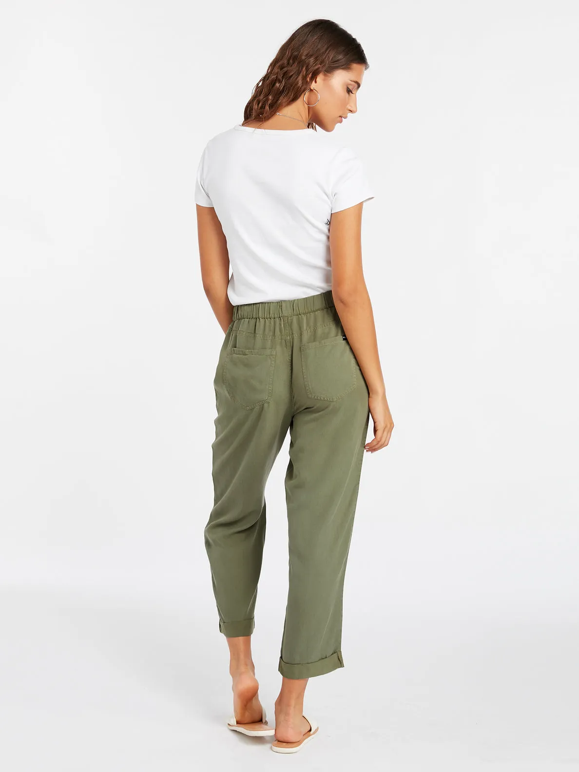 Volcom Sunday Strut Pants-Light Army