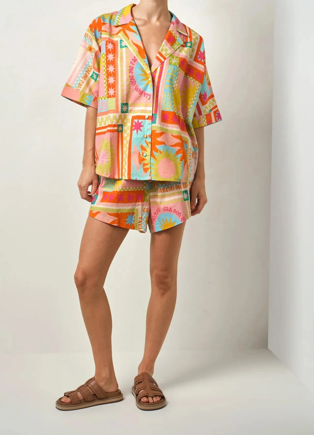 Walnut Melbourne Tropez Shorts - Illuminae