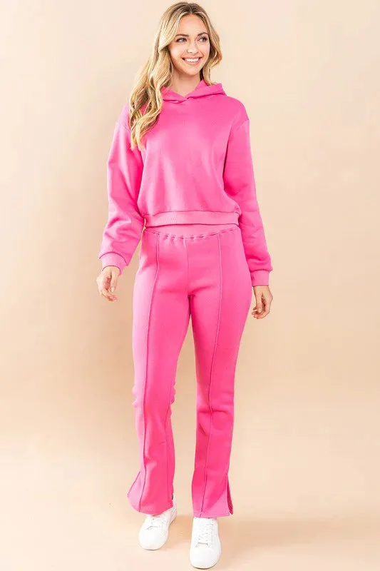 Weekend Love Pink Knit Pants