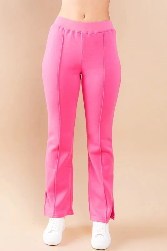Weekend Love Pink Knit Pants