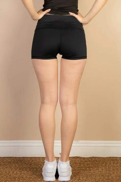 Wide Band Waist Shorts