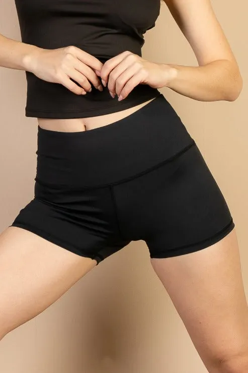 Wide Band Waist Shorts