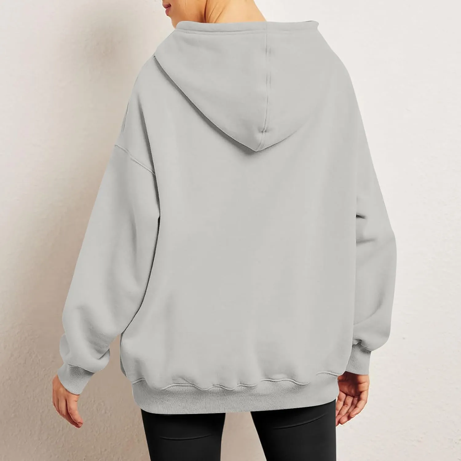 Women's Camo Hoodie Maple-Leaf Print Oversized Sweatshirt Fleece Hooded Sweatshirts with Pocket Casual Fall Pullover