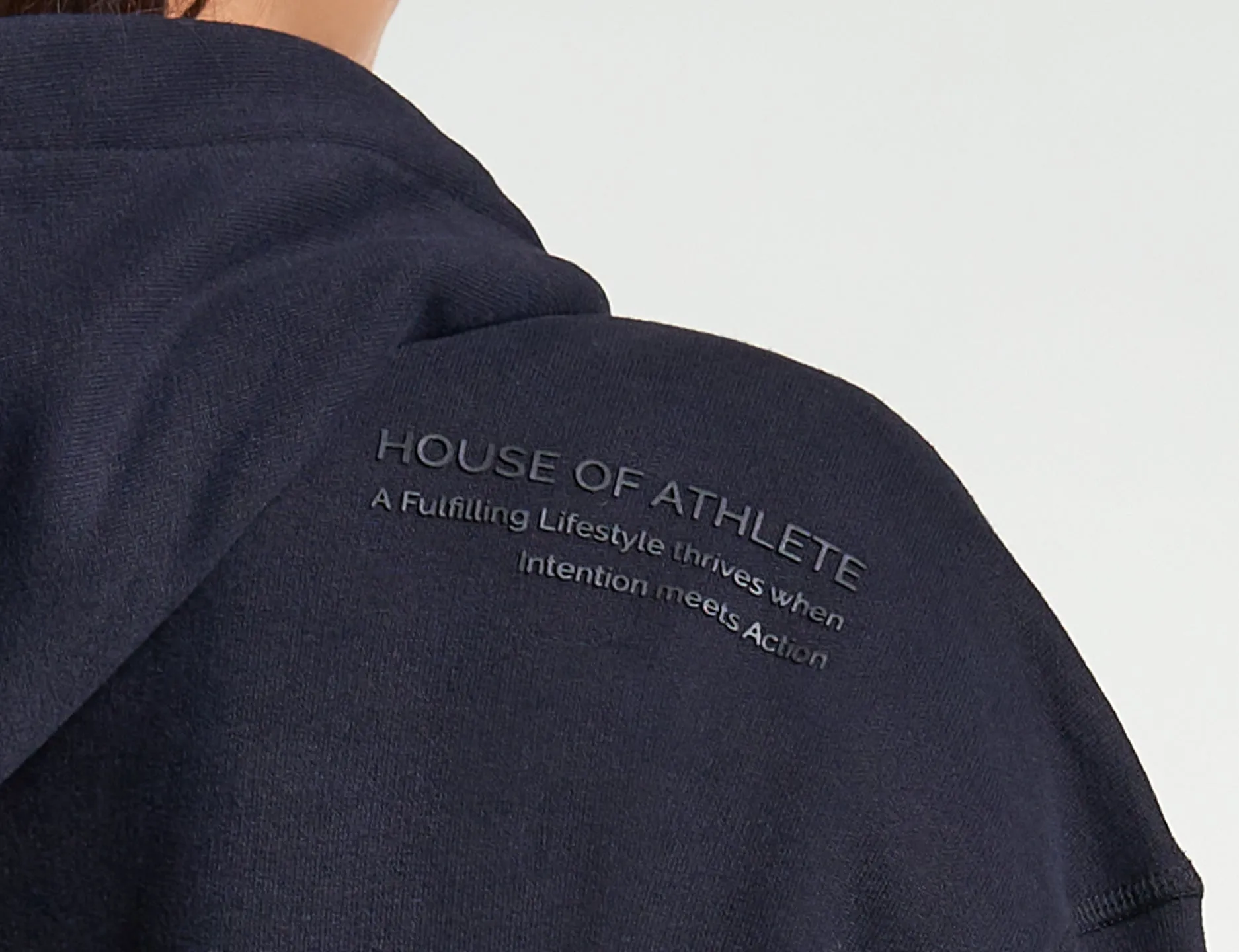 Womens Casual Zip-Through HOA Hoodie Black
