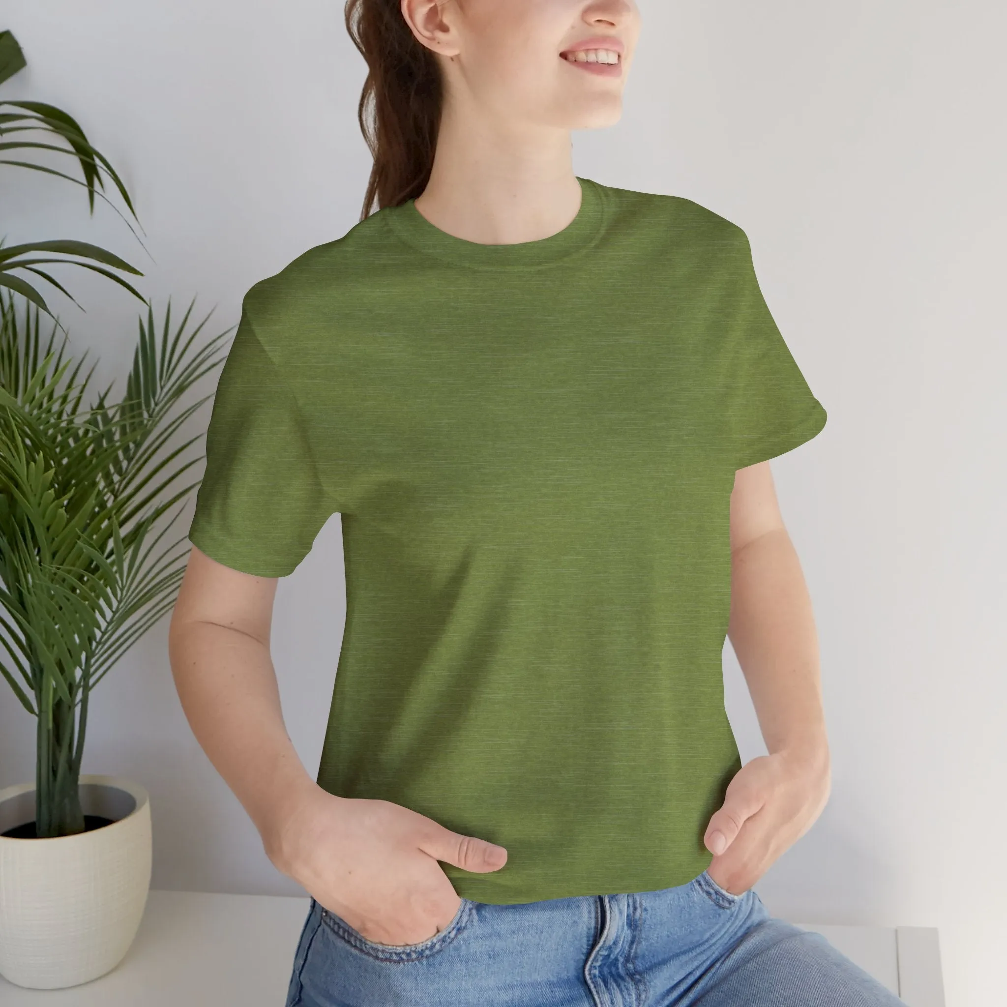 Womens Heather Green T Shirts Premium Casual Short Sleeve Shirts Oversized Tops