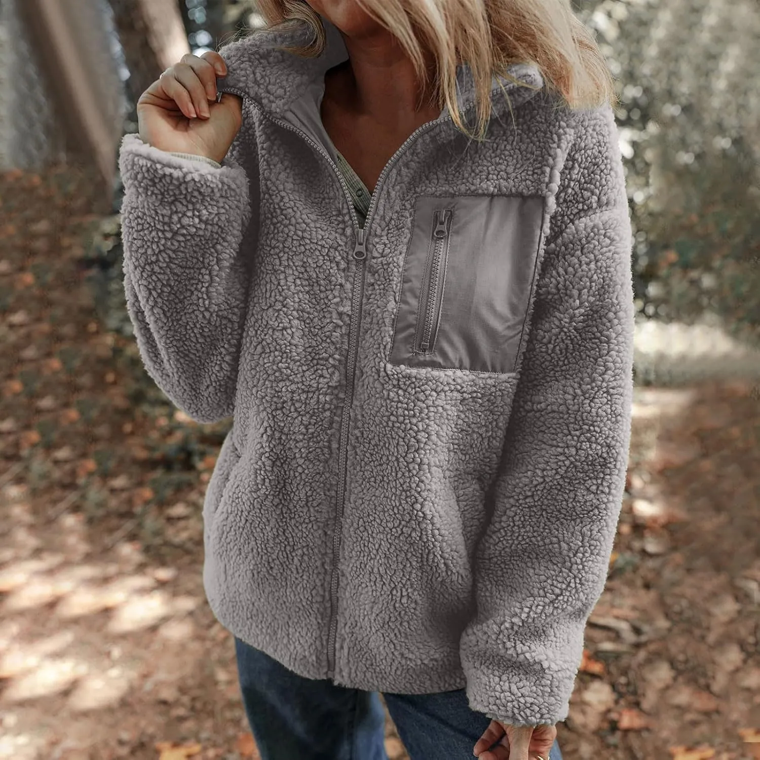 Women's Quilted Lightweight Jackets Puffer Winter Warm Zippper Coats Loose Casual Windproof Outwear Cropped Tops