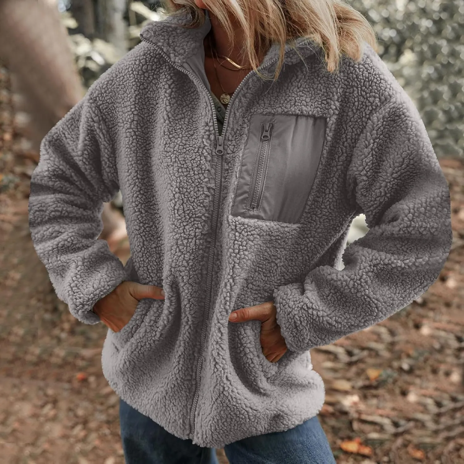 Women's Quilted Lightweight Jackets Puffer Winter Warm Zippper Coats Loose Casual Windproof Outwear Cropped Tops