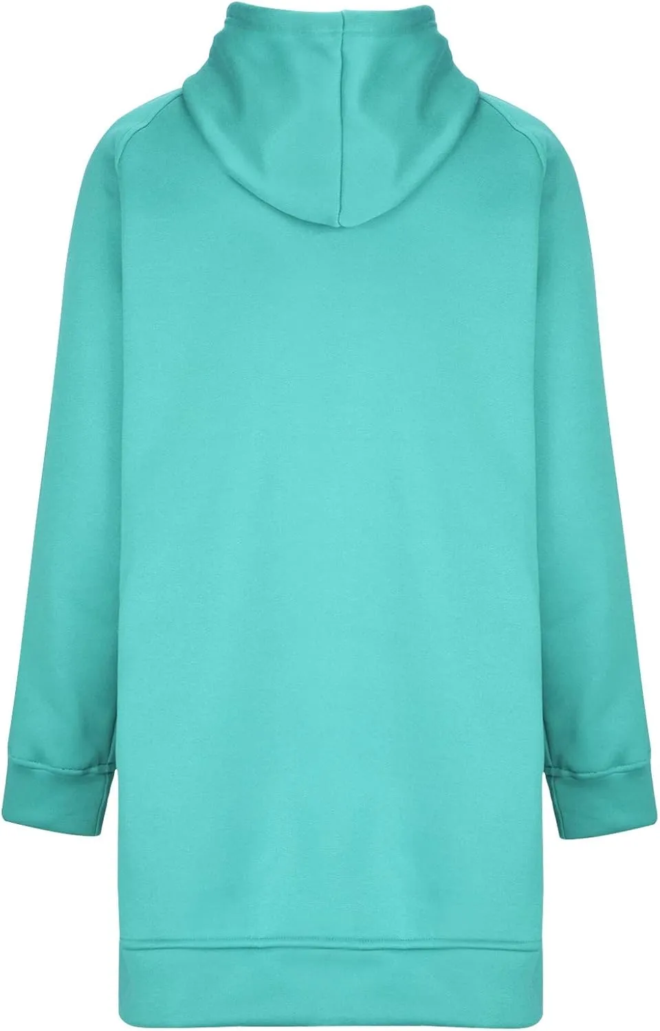 Women's Winter Oversized Hoodies Stylish Long Sleeve High Split Hem Pullover Casual High Low Sweatshirt With Pocket