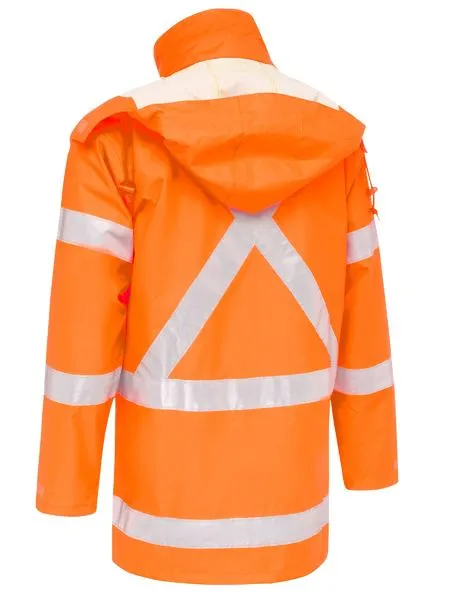 X Taped Rain Jacket For Men